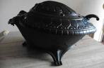 Antieke gietijzeren kolenbak, Huis en Inrichting, Ophalen, Gebruikt