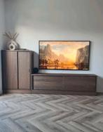 Ikea Tonstad TV Meubel - Bruin Eikenfineer, Ophalen, Zo goed als nieuw, 25 tot 50 cm, Minder dan 100 cm