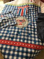LIEF Dekbedovertrek Blauw ruit met blauw onderlaken, Blauw, Dekbedovertrek, Ophalen of Verzenden, Zo goed als nieuw