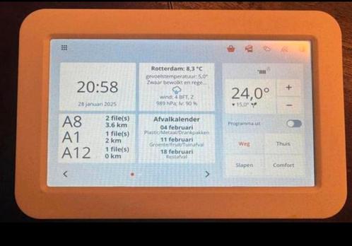 Goedwerkende toon thermostaat (geroot) geen abonnement nodig, Doe-het-zelf en Verbouw, Thermostaten, Zo goed als nieuw, Slimme thermostaat