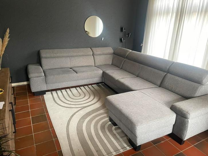 Pronto wonen u bank hoekbank - zeer luxe en verstelbaar ✅✅, Huis en Inrichting, Banken | Complete zithoeken, Zo goed als nieuw