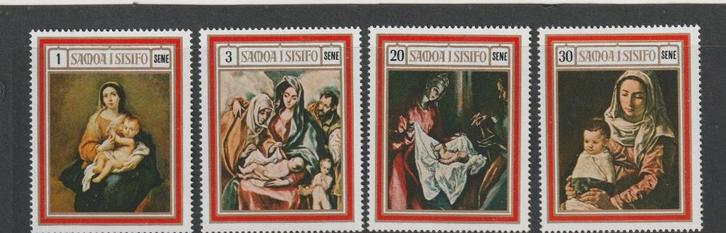 TSS Kavel 9.50016 Samoa Pf minr 206-209 kerst, Postzegels en Munten, Postzegels | Oceanië, Postfris, Ophalen