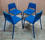 12 x Ikea Teodores design stoelen blauw cafe horeca terras, Huis en Inrichting, Stoelen, Kunststof, Blauw, Ophalen of Verzenden