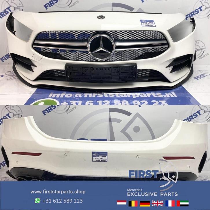 V177 W177 A45 AMG BODYKIT A KLASSE SEDAN 2018-2021 WIT ORIGI, Auto-onderdelen, Carrosserie en Plaatwerk, Bumper, Mercedes-Benz