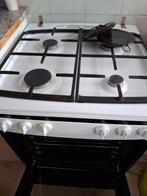 Inventum gasfornuis met elektrische oven, Ophalen, Gebruikt, 60 cm of meer, 4 kookzones