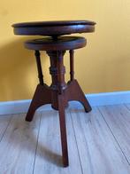 Antieke orgelkruk /pianokruk met draai spindelmechanisme, Ophalen of Verzenden