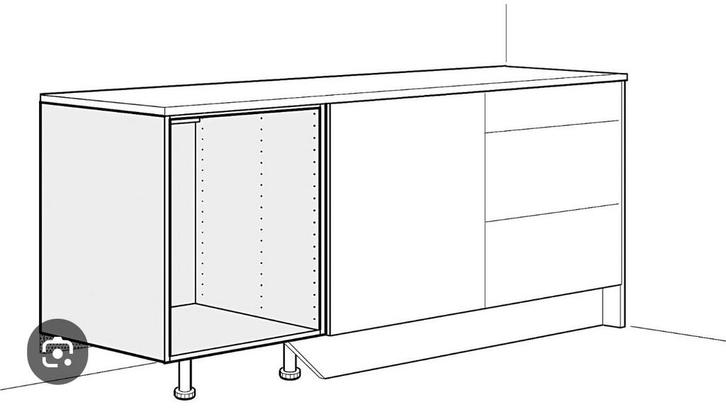 Gezocht 2 onderkasten voor IKEA  FAKTUM keuken, Huis en Inrichting, Keuken | Keukenelementen, Gebruikt, Minder dan 100 cm, 50 tot 100 cm
