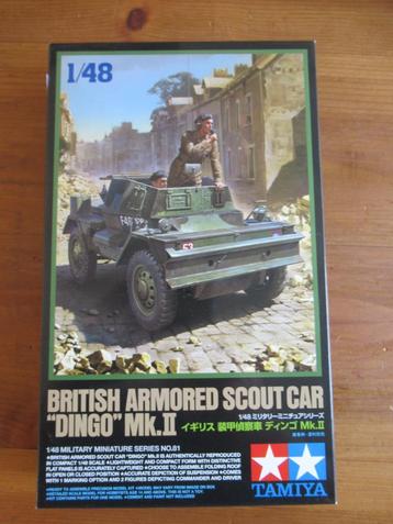 Scout Car "Dingo" Mk.II  (Tamiya 1/48) beschikbaar voor biedingen