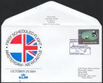 1e KLM vlucht Newcastle Great Britain 1984, Verzenden, Envelop