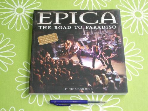 Epica - the road to Paradiso - Photo sound book met CD, Verzamelen, Muziek, Artiesten en Beroemdheden, Zo goed als nieuw, Boek, Tijdschrift of Artikel