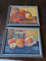 SCHILDERIJEN (OUD) 2 STUKS GESIGNEERD, Ophalen of Verzenden