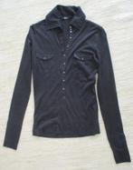 Hugo Boss zwarte tricot blouse, maat XS/S, Kleding | Dames, Oosterveldweg 15, 7274 DZ, Verzenden, Zwart, Zo goed als nieuw