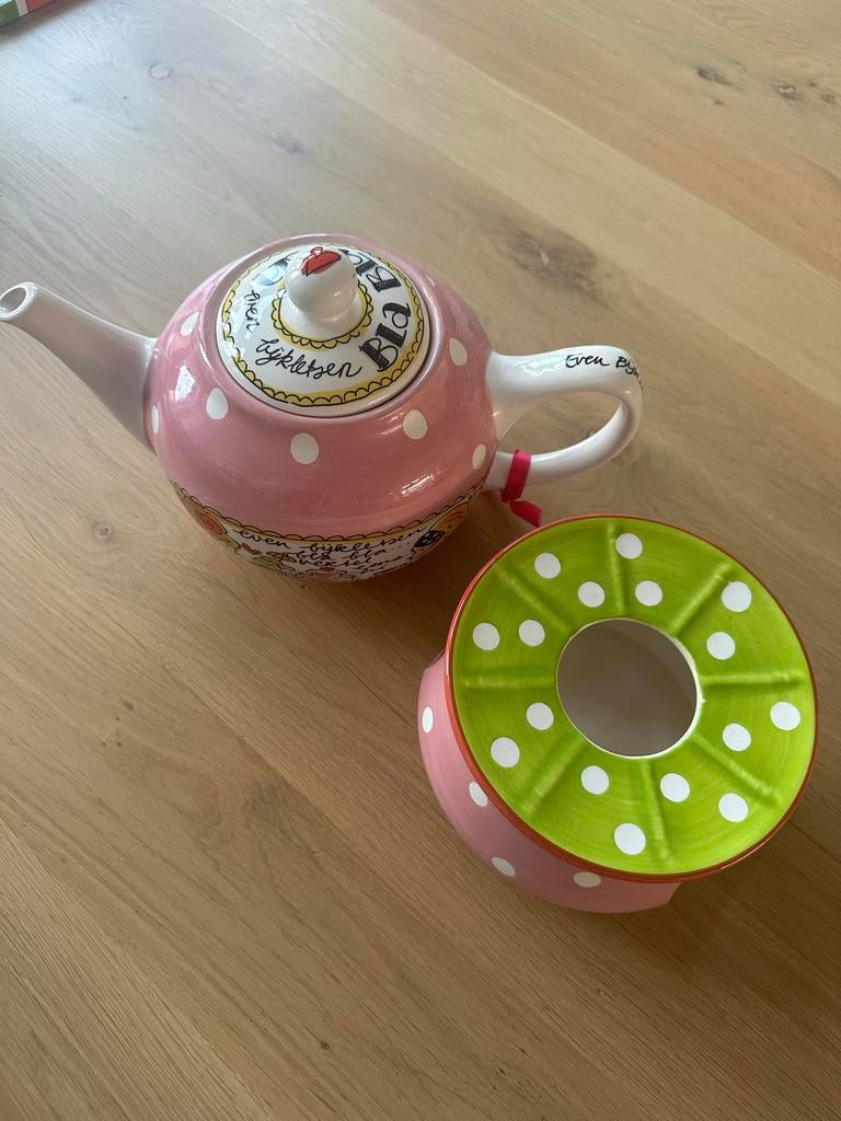 Blond Amsterdam Theepot & Theelicht - Zo Goed Als Nieuw, Ophalen, Blond Amsterdam, Overige typen, Zo goed als nieuw