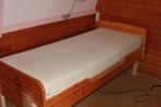 1pers bed, Huis en Inrichting, Slaapkamer | Bedden, Beige, 80 cm, Gebruikt, Eenpersoons