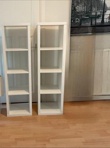 2x Kallax 4 vaks open kast vakkenkast 4x1 wit Ikea ZGAN!! beschikbaar voor biedingen