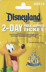 2-day ticket 50 jaar Disneyland geel, Ophalen of Verzenden, Goofy of Pluto, Nieuw, Overige typen