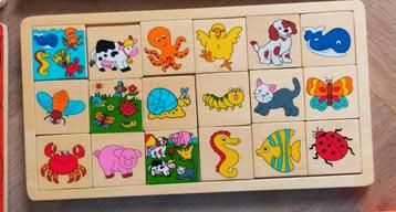 Houten Dieren Puzzel voor Kinderen beschikbaar voor biedingen
