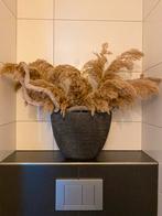 Decoratieve pot met pluimen en takken, Ophalen of Verzenden, Zo goed als nieuw