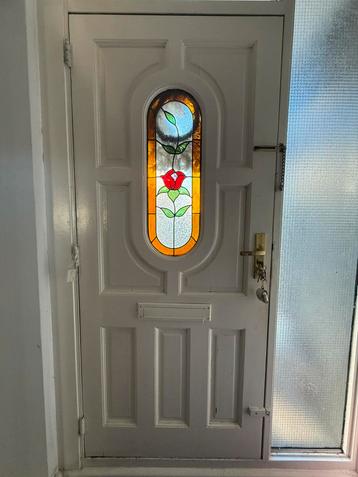 Voordeur hardhout 200x80 beschikbaar voor biedingen