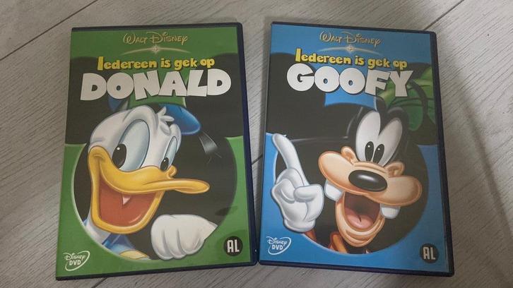 Disney - iedereen is gek op Donald & Goofy, Cd's en Dvd's, Dvd's | Tekenfilms en Animatie, Zo goed als nieuw, Amerikaans, Alle leeftijden