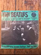 Beatles - A Hard Day's Night Single Vinyl, Gebruikt, 7 inch, Single, Ophalen of Verzenden