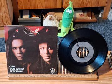 Milli Vanilli-Girl you know it's true(e681) 1 euro  beschikbaar voor biedingen