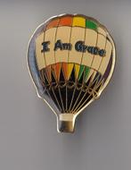 I am Grace Ballon Luchtballon pin, Verzamelen, Verzenden