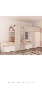 Stapelbed Maxim -90*200-wit, Ophalen of Verzenden, Zo goed als nieuw, Stapelbed