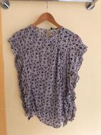 bloesje met ruffles Kookai mt 36 crepestofje, Kleding | Dames, Blouses en Tunieken, Kookai, Ophalen, Zo goed als nieuw, Maat 36 (S)