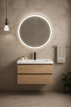 Wastafelmeubel met keramische blad Duurzaam&Luxe Design 60cm, Huis en Inrichting, Badkamer | Badkamermeubels, Ophalen of Verzenden