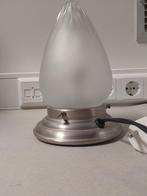 GISO PUNT GESLEPEN GLAS TAFELLAMP GISPEN JAREN DECO MAISON, Huis en Inrichting, Lampen | Tafellampen, Ophalen of Verzenden, Gebruikt