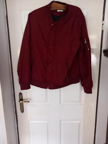 Bordeauxrode H&M heren Jas - Maat L beschikbaar voor biedingen