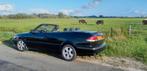 Saab 9-3 2.0 Turbo Cabrio 2002 Zwart, Auto's, Saab, Voorwielaandrijving, 74 €/maand, Zwart, 4 cilinders