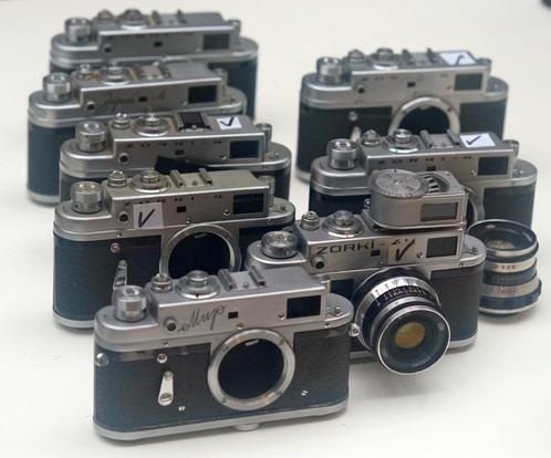 Diverse Zorki, Fed en Mir (en Kiev) camera's (Leica clones), Audio, Tv en Foto, Fotocamera's Analoog, Compact, Leica, Ophalen of Verzenden