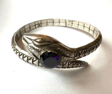 Art Deco Kordes & Lichtenfels zilveren slangen armband beschikbaar voor biedingen