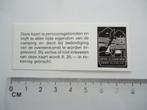 sticker oud OUDDORP Camping de groene weide kamperen retro, Verzenden, Zo goed als nieuw, Bedrijf of Vereniging