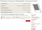 2x Nieuwe Velux dakraam gordijn decoratie, Nieuw, Grijs, 100 tot 150 cm, Rolgordijn Half lichtdoorlatend, handbediend