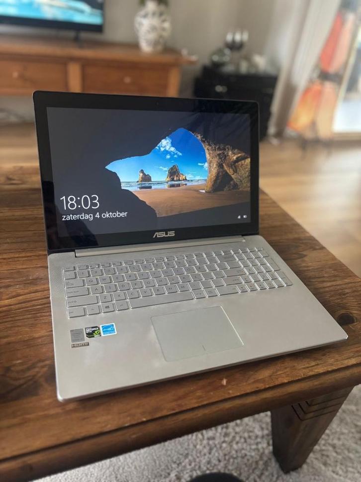 Asus ZenBook Pro UX501J, Computers en Software, Windows Laptops, Zo goed als nieuw, 15 inch, SSD, 2 tot 3 Ghz, 16 GB, Qwerty, Met videokaart