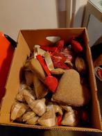 Parijse kralen hartjes - goud en rood, Ophalen of Verzenden, Nieuw