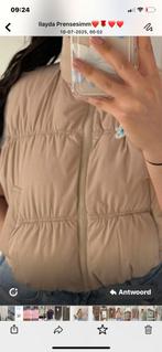 H&M bodywarmer - Maat L - Beige en Zwart, Kleding | Dames, Ophalen of Verzenden, Zo goed als nieuw, Maat 42/44 (L), Beige