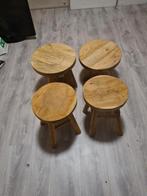 Hoten krukjes, Huis en Inrichting, Krukjes, Ophalen of Verzenden, Zo goed als nieuw, Hout