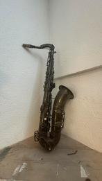 Mooie oude saxofoon, Muziek en Instrumenten, Ophalen, Zo goed als nieuw, Alt, Met koffer