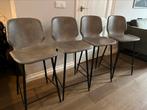 4 Barkrukken ByBoo, Huis en Inrichting, Barkrukken, Ophalen, Kunststof, Gebruikt, Met voetsteun