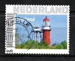 gestempelde zegel. persoonlijke: vuurtoren vlieland, Postzegels en Munten, Postzegels | Nederland, Ophalen of Verzenden, Na 1940