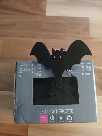 LED Lichtsnoer Vleermuis - Halloween Decoratie beschikbaar voor biedingen