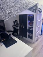 IKEA Hoogslaper met Bureau en Kast, Ophalen of Verzenden, Gebruikt
