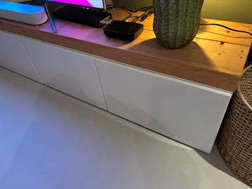 Mooie 3m lange dressoir kast gemaakt van IKEA Besta kasten - afbeelding 5