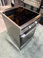 Fornuis - Inductie - 50 cm - RVS/Zwart, Witgoed en Apparatuur, Fornuizen, Zo goed als nieuw, Inductie, Vrijstaand, 85 tot 90 cm