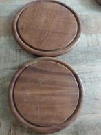 Houten serveerplanken/onderzetters - 2 stuks, Ophalen of Verzenden, Gebruikt