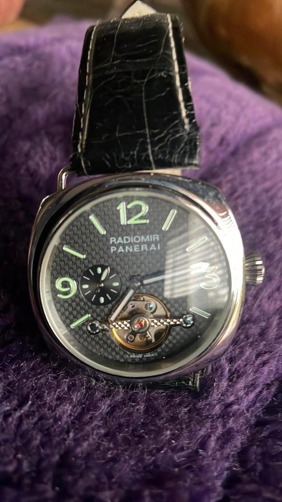 Panerai Radiomir automaat, Sieraden, Tassen en Uiterlijk, Horloges | Antiek, Polshorloge, Overige merken, Staal, 1960 of later